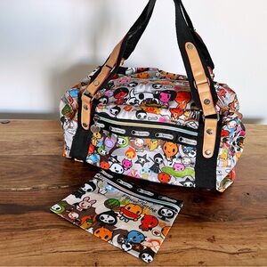 LeSportSac Tokidoki Baby Inferno Mini Duffle Bag
